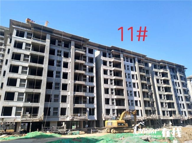 汝南建业城4月工程进度10